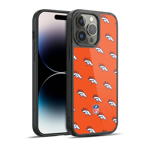 NFL Denver Broncos Artwork Patterns Gel Armour Case For Apple iPhone 14 Pro Max