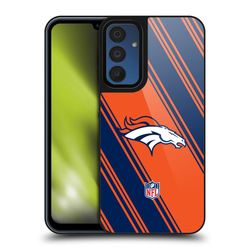 NFL Denver Broncos Artwork Stripes Gel Armour Case For Samsung Galaxy A15