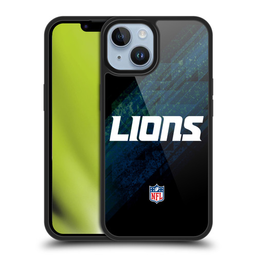 NFL Detroit Lions Logo Blur Gel Armour Case For Apple iPhone 14