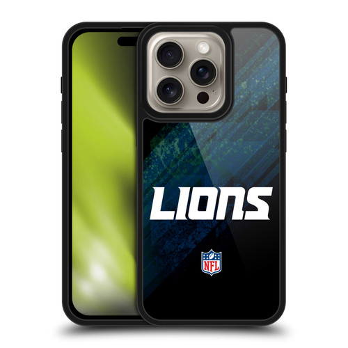 NFL Detroit Lions Logo Blur Gel Armour Case For Apple iPhone 16 Pro NFL Detroit Lions Logo Blur Gel Armour Case For Apple iPhone 16 Pro