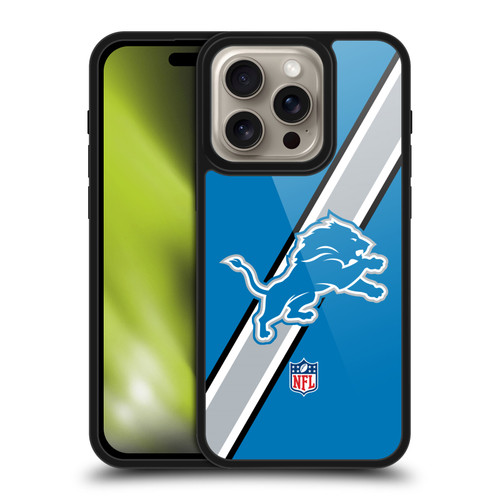 NFL Detroit Lions Logo Stripes Gel Armour Case For Apple iPhone 16 Pro NFL Detroit Lions Logo Stripes Gel Armour Case For Apple iPhone 16 Pro