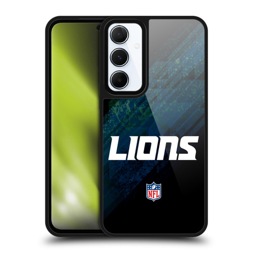 NFL Detroit Lions Logo Blur Gel Armour Case For Samsung Galaxy A55 5G