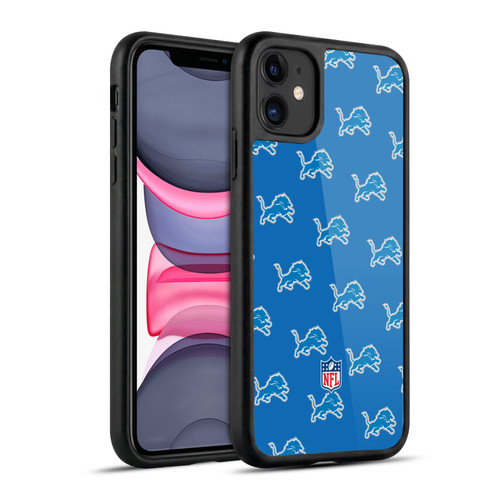 NFL Detroit Lions Artwork Patterns Gel Armour Case For Apple iPhone 11