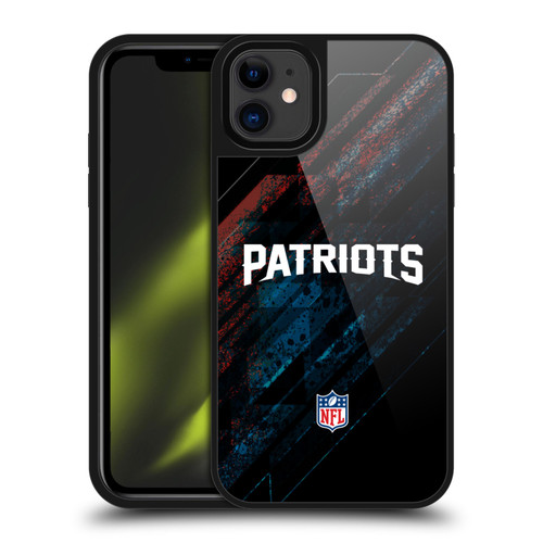 NFL New England Patriots Logo Blur Gel Armour Case For Apple iPhone 11