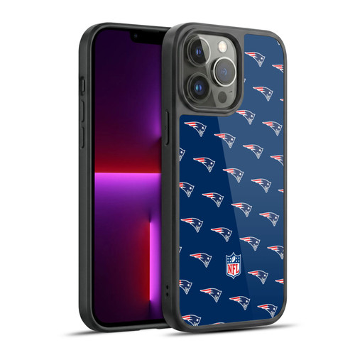 NFL New England Patriots Artwork Patterns Gel Armour Case For Apple iPhone 13 Pro Max