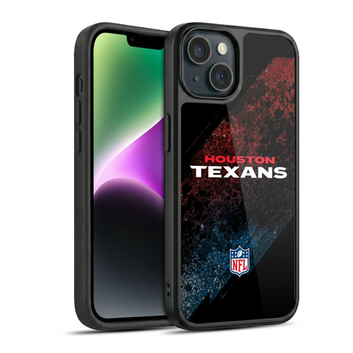 NFL Houston Texans Logo Blur Gel Armour Case For Apple iPhone 14