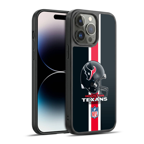 NFL Houston Texans Logo Helmet Gel Armour Case For Apple iPhone 14 Pro Max