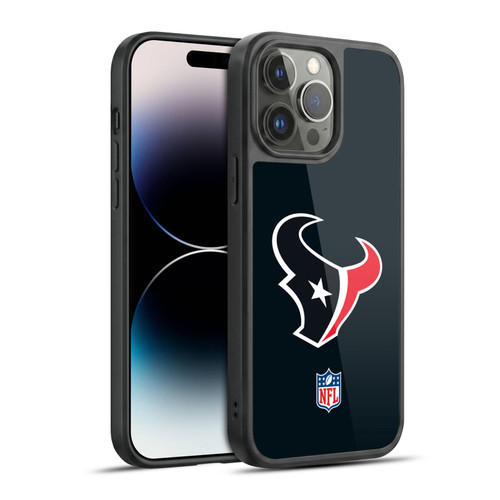 NFL Houston Texans Logo Plain Gel Armour Case For Apple iPhone 14 Pro Max