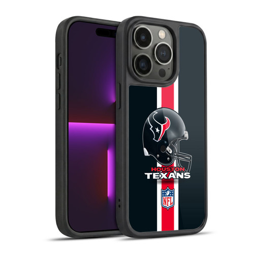 NFL Houston Texans Logo Helmet Gel Armour Case For Apple iPhone 14 Pro