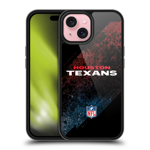 NFL Houston Texans Logo Blur Gel Armour Case For Apple iPhone 15 NFL Houston Texans Logo Blur Gel Armour Case For Apple iPhone 15