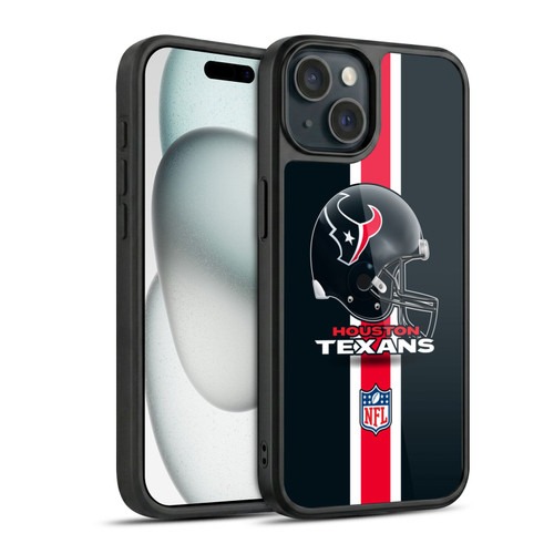 NFL Houston Texans Logo Helmet Gel Armour Case For Apple iPhone 15