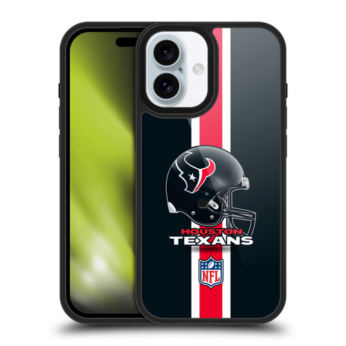 NFL Houston Texans Logo Helmet Gel Armour Case For Apple iPhone 16