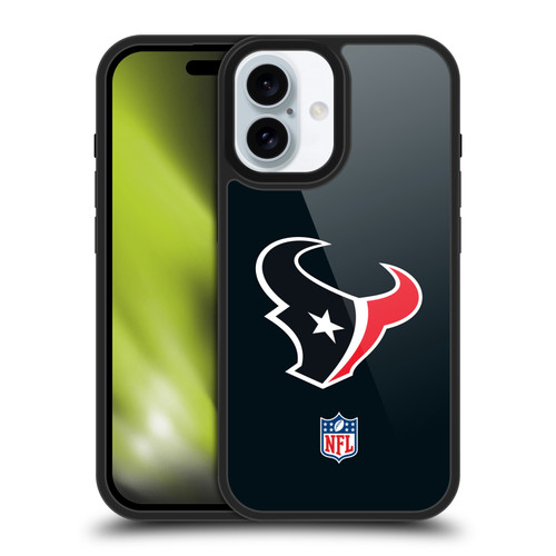 NFL Houston Texans Logo Plain Gel Armour Case For Apple iPhone 16