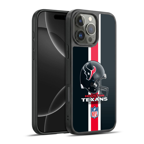 NFL Houston Texans Logo Helmet Gel Armour Case For Apple iPhone 16 Pro Max
