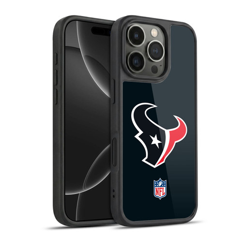 NFL Houston Texans Logo Plain Gel Armour Case For Apple iPhone 16 Pro