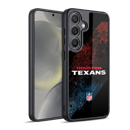 NFL Houston Texans Logo Blur Gel Armour Case For Samsung Galaxy S24 5G