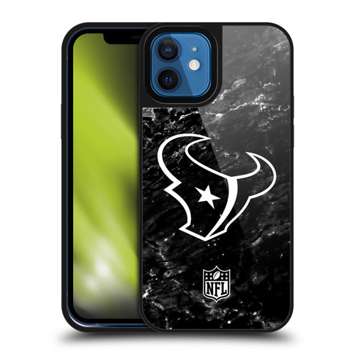 NFL Houston Texans Artwork Marble Gel Armour Case For Apple iPhone 12 / iPhone 12 Pro