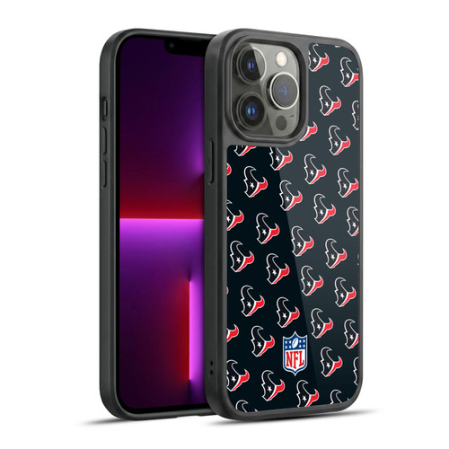 NFL Houston Texans Artwork Patterns Gel Armour Case For Apple iPhone 13 Pro Max