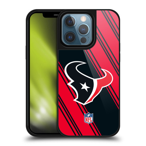 NFL Houston Texans Artwork Stripes Gel Armour Case For Apple iPhone 13 Pro NFL Houston Texans Artwork Stripes Gel Armour Case For Apple iPhone 13 Pro