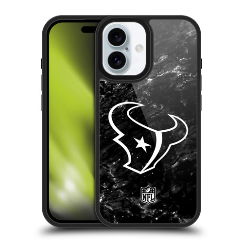 NFL Houston Texans Artwork Marble Gel Armour Case For Apple iPhone 16