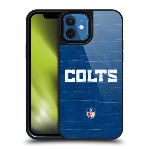 NFL Indianapolis Colts Logo Distressed Look Gel Armour Case For Apple iPhone 12 / iPhone 12 Pro