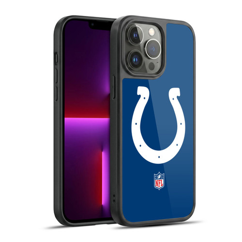 NFL Indianapolis Colts Logo Plain Gel Armour Case For Apple iPhone 13 Pro Max