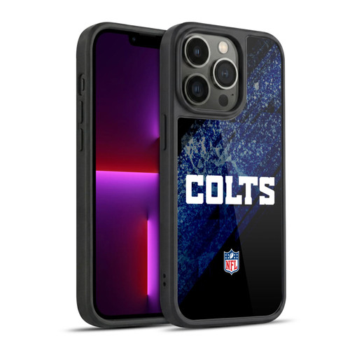 NFL Indianapolis Colts Logo Blur Gel Armour Case For Apple iPhone 13 Pro