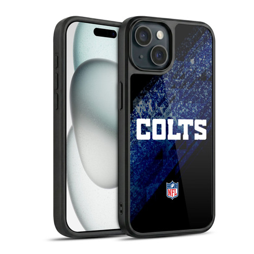 NFL Indianapolis Colts Logo Blur Gel Armour Case For Apple iPhone 15