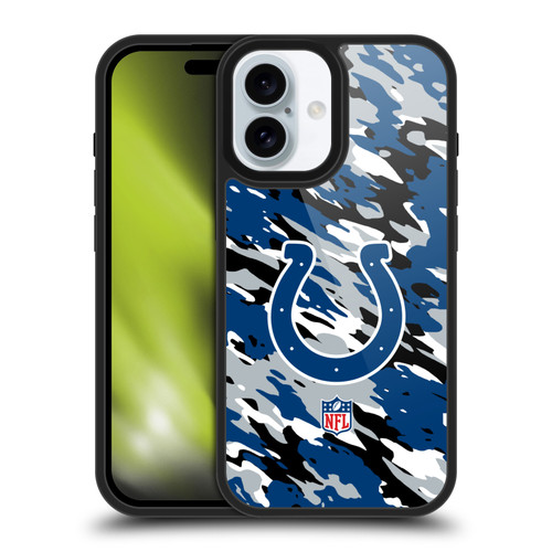 NFL Indianapolis Colts Logo Camou Gel Armour Case For Apple iPhone 16