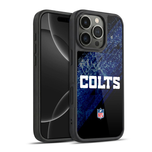 NFL Indianapolis Colts Logo Blur Gel Armour Case For Apple iPhone 16 Pro