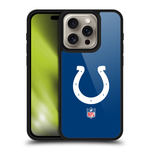 NFL Indianapolis Colts Logo Plain Gel Armour Case For Apple iPhone 16 Pro