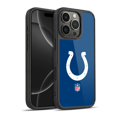 NFL Indianapolis Colts Logo Plain Gel Armour Case For Apple iPhone 16 Pro