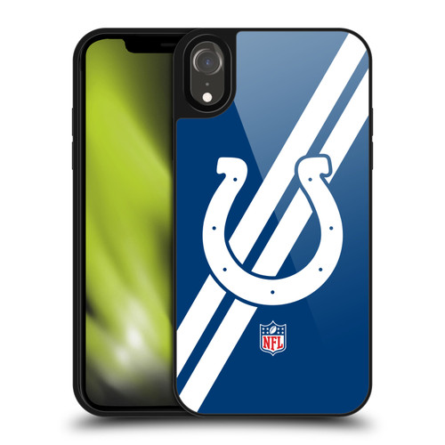 NFL Indianapolis Colts Logo Stripes Gel Armour Case For Apple iPhone XR