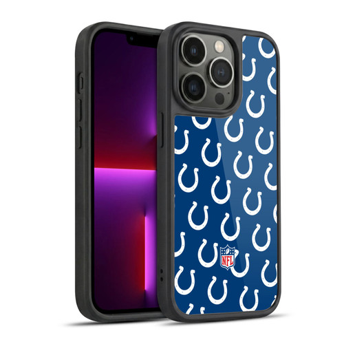 NFL Indianapolis Colts Artwork Patterns Gel Armour Case For Apple iPhone 13 Pro
