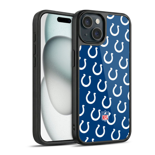 NFL Indianapolis Colts Artwork Patterns Gel Armour Case For Apple iPhone 15