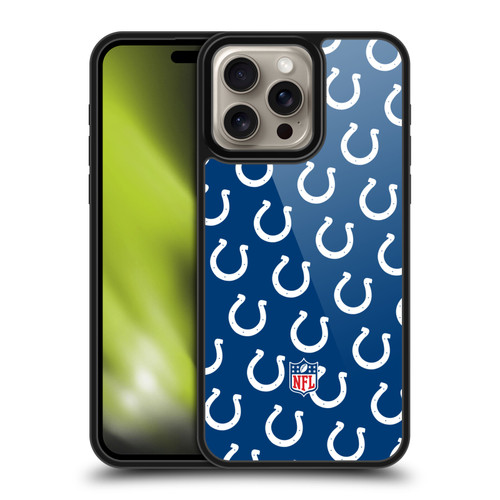 NFL Indianapolis Colts Artwork Patterns Gel Armour Case For Apple iPhone 16 Pro Max