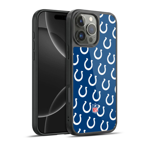 NFL Indianapolis Colts Artwork Patterns Gel Armour Case For Apple iPhone 16 Pro Max