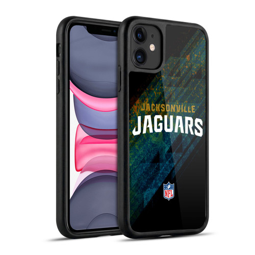 NFL Jacksonville Jaguars Logo Blur Gel Armour Case For Apple iPhone 11