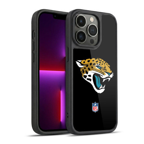 NFL Jacksonville Jaguars Logo Plain Gel Armour Case For Apple iPhone 13 Pro