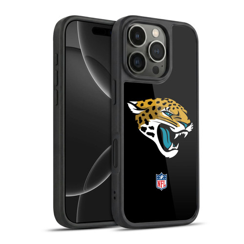 NFL Jacksonville Jaguars Logo Plain Gel Armour Case For Apple iPhone 16 Pro