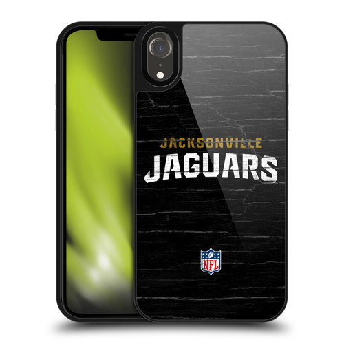 NFL Jacksonville Jaguars Logo Distressed Look Gel Armour Case For Apple iPhone XR