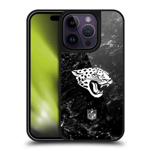 NFL Jacksonville Jaguars Artwork Marble Gel Armour Case For Apple iPhone 14 Pro