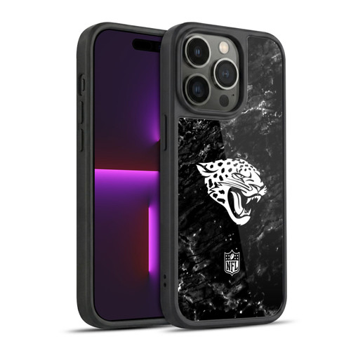 NFL Jacksonville Jaguars Artwork Marble Gel Armour Case For Apple iPhone 14 Pro