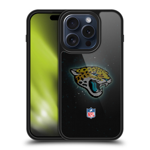 NFL Jacksonville Jaguars Artwork LED Gel Armour Case For Apple iPhone 15 Pro