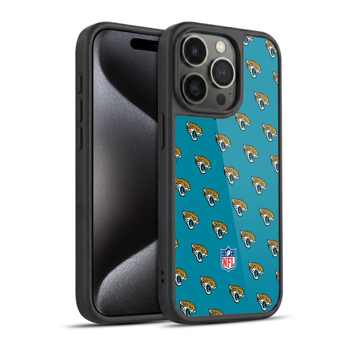 NFL Jacksonville Jaguars Artwork Patterns Gel Armour Case For Apple iPhone 15 Pro