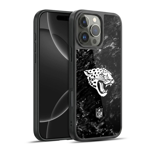 NFL Jacksonville Jaguars Artwork Marble Gel Armour Case For Apple iPhone 16 Pro Max