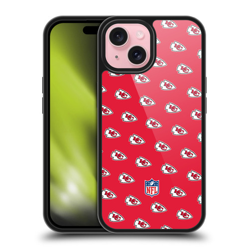 NFL Kansas City Chiefs Artwork Patterns Gel Armour Case For Apple iPhone 15