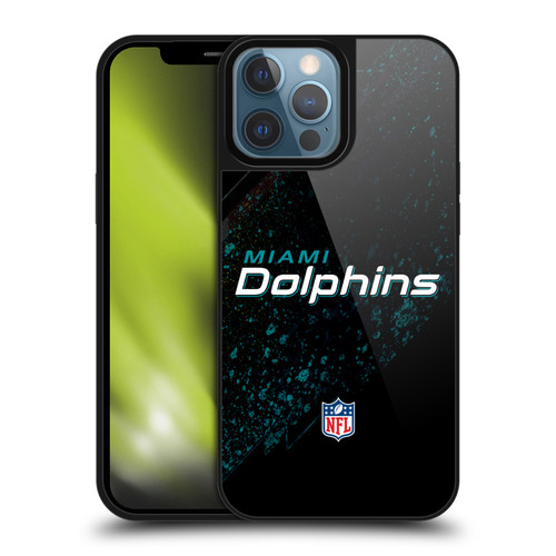 NFL Miami Dolphins Logo Blur Gel Armour Case For Apple iPhone 13 Pro Max