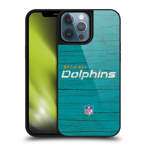 NFL Miami Dolphins Logo Distressed Look Gel Armour Case For Apple iPhone 13 Pro Max