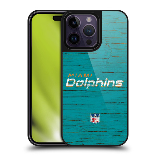 NFL Miami Dolphins Logo Distressed Look Gel Armour Case For Apple iPhone 14 Pro Max